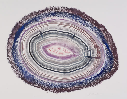 Agate No. 5, Monotype, Collection de l'artiste