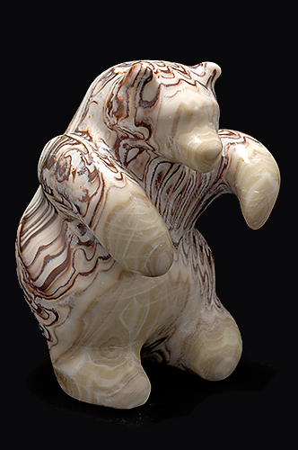 Dancing Bear, Roland Nicolas, Gaspesian Marble